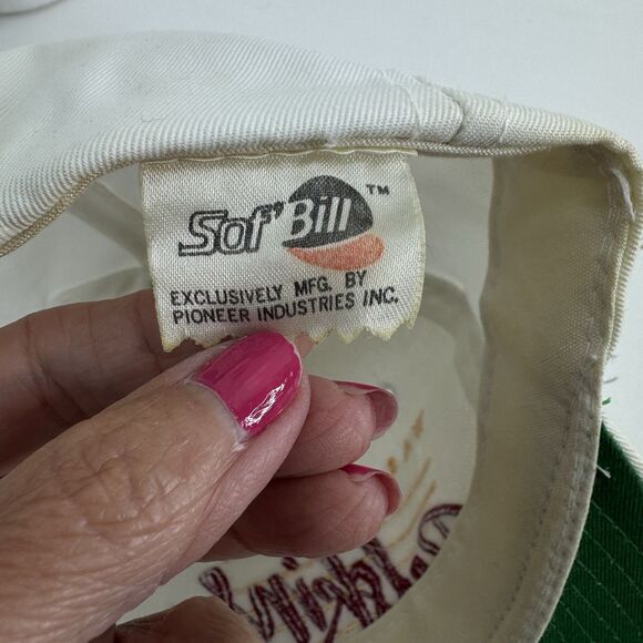 Vtg Script Washington Redskins Drew Pearson Hat Cap Snapback YoungAn Softbill - Picture 9 of 10